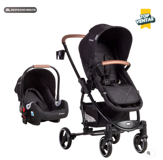 Coche Cuna Travel System Alfa Nuevo Negro