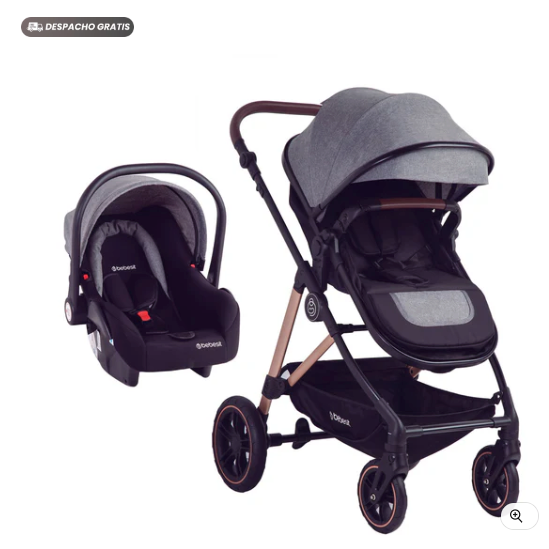 Coche Cuna Travel System Neo Gris