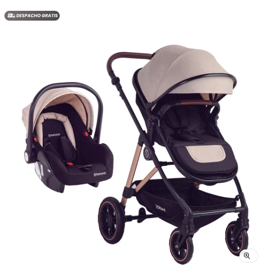 Coche Cuna Travel System Neo Beige