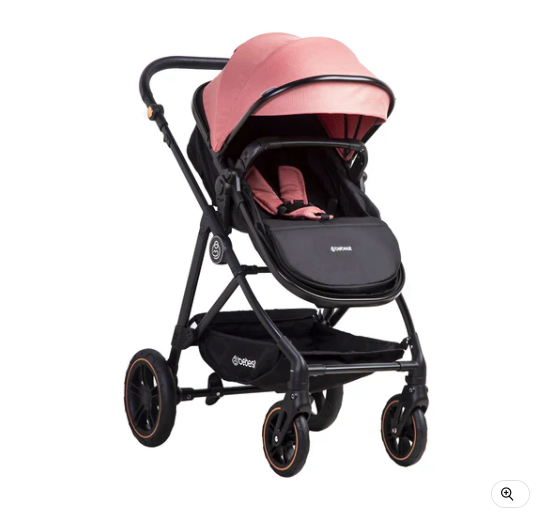 Coche Cuna Paseo Street Rosado Bebesit
