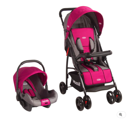 Coche Travel System Summer Rosado
