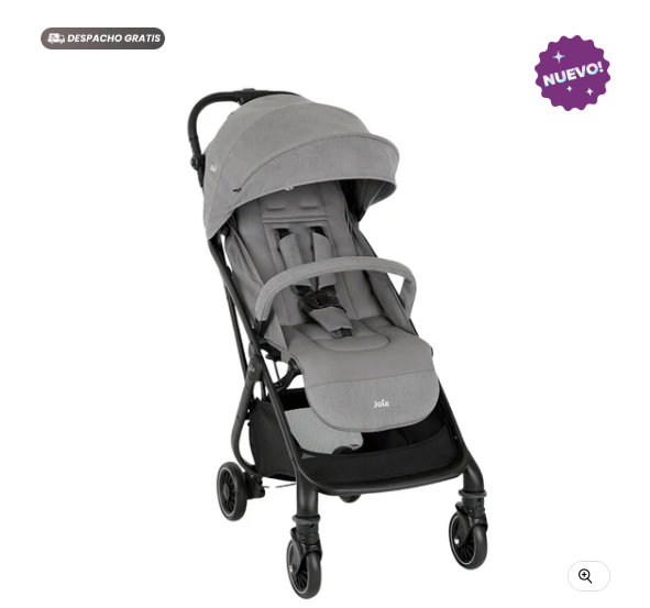 Coche Paseo Compacto 3 en 1 Tourist Pebble Joie