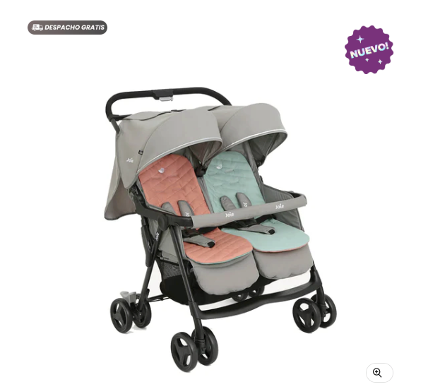 Coche Paseo Doble Aire Twin Nectar & Mineral Joie