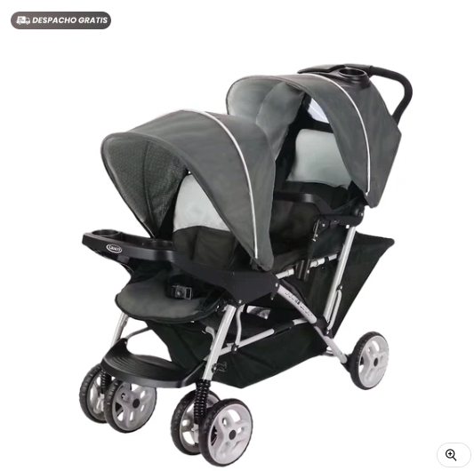 Coche DuoGlider Click Connect Glacier Graco