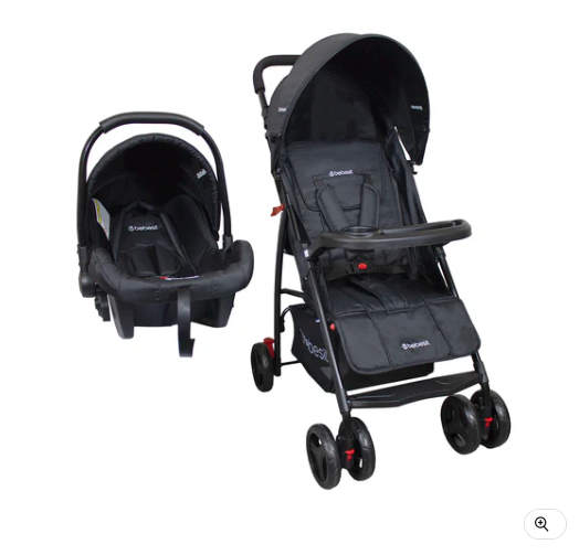 Coche Travel System Summer Negro