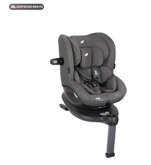 Silla de Auto Giratoria Spin 360 Shell Gray Joie