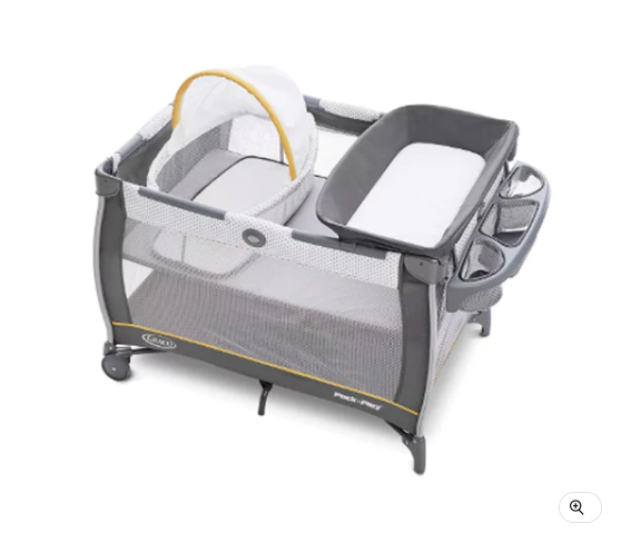 Cuna Pack and Play Care Suite Bassinet Playard Wells Graco