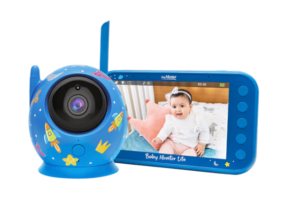 Monitor Soymomo Lite Pantalla 4.3 Visión Nocturna Colores Azul