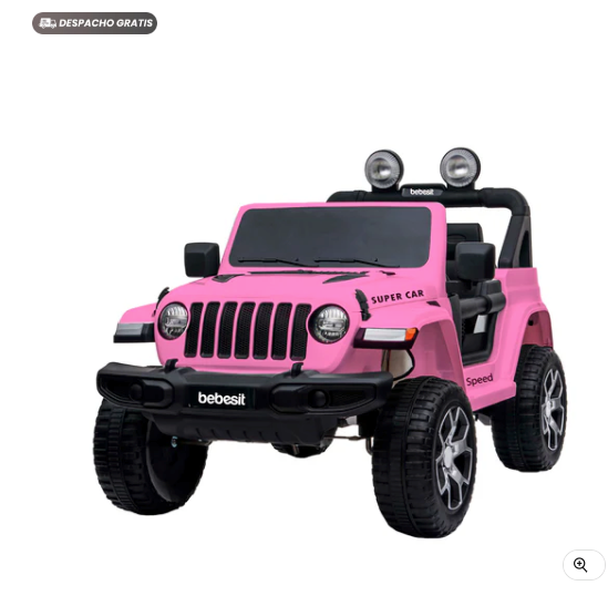 Camioneta Electrica Renegade Rosa Bebesit