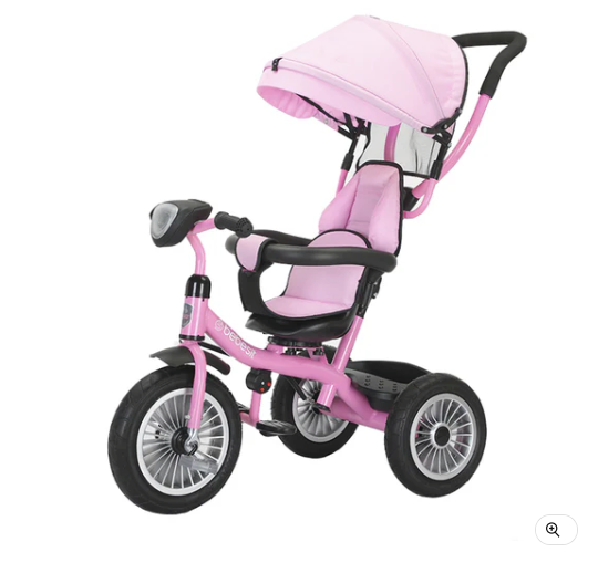 Triciclo Paseo Infantil 360 1326 LX Rosado Bebesit