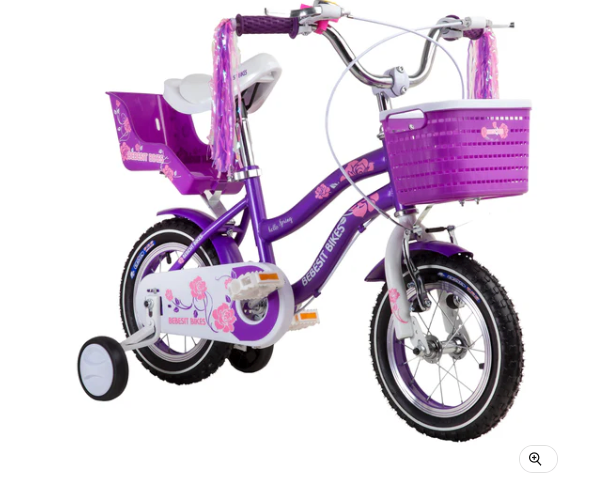 Bicicleta Queen Aro 12 Morada