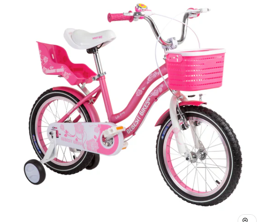 Bicicleta Queen Aro 16 Rosada